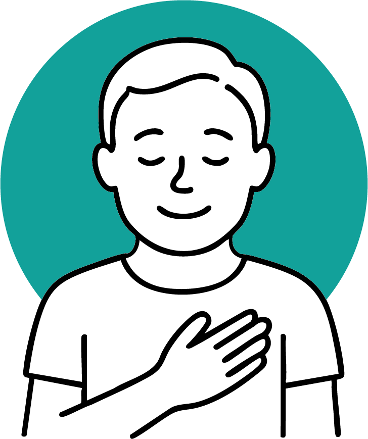 Silhouette of a person with background